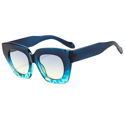 Gafas De Sol Cuadradas Vintage Bold Big Frame Material PC Protección UV400 Moda Street Style Para Mujeres Y Hombres