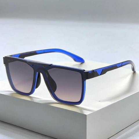 Square Sunglasses Oversized PC Frame PC Lens UV400 Protection Retro Vintage Fashion Luxury Shades For Women Men Travel Driving