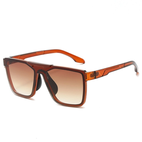 Square Sunglasses Oversized PC Frame PC Lens UV400 Protection Retro Vintage Fashion Luxury Shades For Women Men Travel Driving