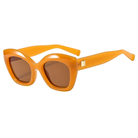 Occhiali Da Sole Occhio Di Gatto Oversize Retro Montatura PC Protezione UV400 Moda Viaggio Spiaggia Festa Per Donne