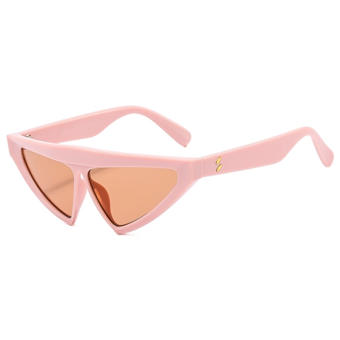 Lunettes De Soleil Œil De Chat Triangulaires Mode Géométrique Monture PC Protection UV400 Style De Rue Pour Hommes Femmes