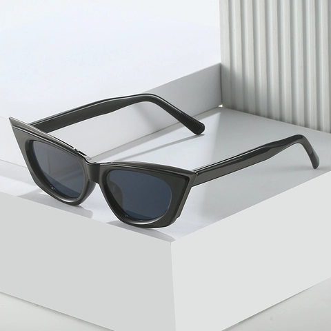 Occhiali Da Sole Cat Eye Protezione UV400 Montatura PC Decoro Metallo Retro Vintage Street Style Party Viaggio Moda