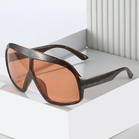 Occhiali Da Sole Quadrati Oversize Montatura Monoblocco Protezione UV400 Occhiali Di Lusso Alla Moda Per Donna Uomo