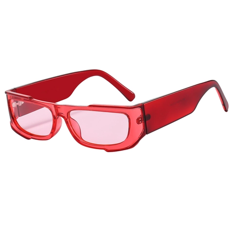 Occhiali Da Sole Rettangolari PC UV400 Protezione Y2K Hip Hop Street Style Occhiali Alla Moda Per Uomini E Donne