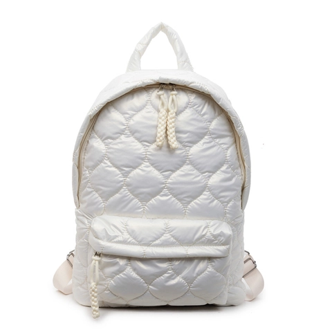Zaino In Nylon Trapuntato Imbottito Grande Capacità Leggero Viaggio Scuola Moda Casual Per Donne Ragazze