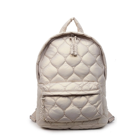 Zaino In Nylon Trapuntato Imbottito Grande Capacità Leggero Viaggio Scuola Moda Casual Per Donne Ragazze