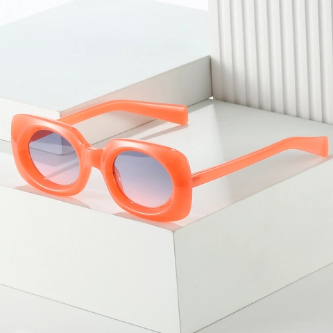 Square Sunglasses PC Frame UV400 Protection Beach Party Driving Retro Chunky Fashion Style For Women Men