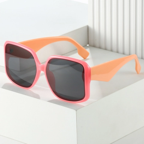 Occhiali Da Sole Quadrati Oversize Protezione UV400 Montatura PC Retro Di Tendenza Per Donna Uomo