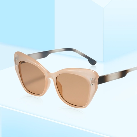 Occhiali Da Sole Occhio Di Gatto Retro Y2K Moda Montatura PC Protezione UV400 Decoro Con Rivetti In Metallo Per Donna