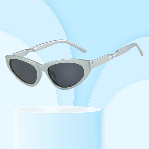 Occhiali Da Sole Cat Eye Moda Protezione UV400 Montatura PC Lente AC Vintage Retro Stile Y2K Aste Torte Per Donne Viaggi