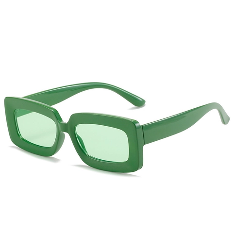 Vintage Rectangular Sunglasses PC Frame UV400 Protection Retro Fashion Jelly Color Sun Glasses For Women Men