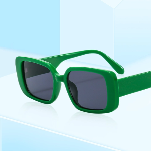 Retro Square Frame Sunglasses PC Frame AC Lens UV400 Protection Trendy Fashion Outdoor Travel Eyewear Unisex