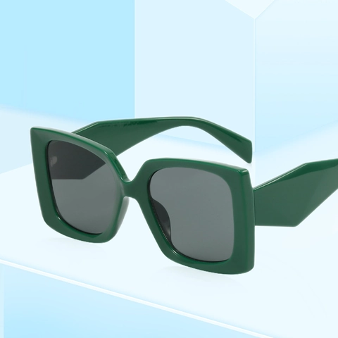 Oversized Square Sunglasses Retro Vintage PC Frame UV400 Protection Gradient Lens Fashion For Women Men