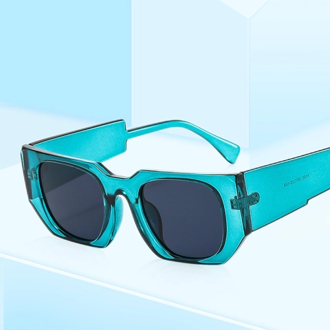 Occhiali Da Sole Quadrati Oversize Alla Moda Montatura Geometrica In PC Protezione UV400 Occhiali Retro Trendy Per Uomo Donna