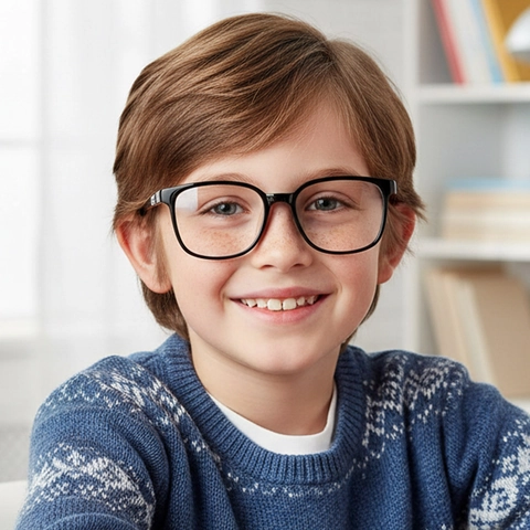 Vierkante Blauw Licht Filter Bril Voor Kinderen PC Montuur Mode Bril Voor Kinderen Computer Scherm Bescherming
