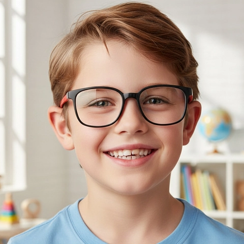 Vierkante Blauw Licht Filter Bril Voor Kinderen PC Montuur Mode Bril Voor Kinderen Computer Scherm Bescherming