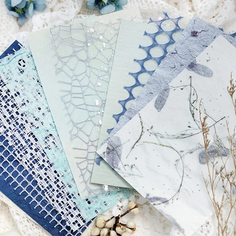 Papier Materiel Vintage Mesh Gaze Papier Special Pour Scrapbooking Journalisation DIY Artisanat Decoration Fond Style Retro