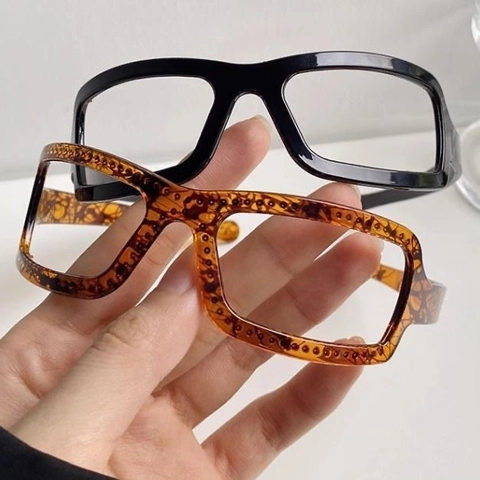 Serre-tête En Forme De Lunettes De Soleil Rétro Pour Femmes Bandeau Antidérapant En Plastique Avec Dents
