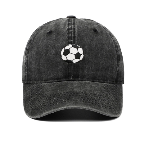 Cappellino Da Baseball Ricamo Calcio Cotone Lavato Regolabile Cappello Sole Sport All'aperto Uomo Donna Retro