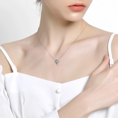 925 Sterling Silber Diamantförmige Perle Minimalistisches DIY Schmuckzubehör Charm Für Armband Halskette Geschenk