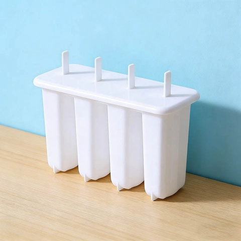Stampo Per Gelati In Plastica DIY Macchina Per Ghiaccioli Con Coperchio E Manici Design Semplice