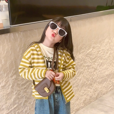 Girls Mini Saddle Crossbody Bag Retro PU Leather Solid Color Small Shoulder Bag With Vintage Buckle For Children