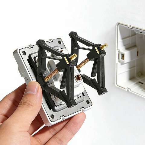 Wall Box Repairer Device Adjustable Support Rod For Switch Socket 86 Type Cassette Fixer Plastic And Metal Hardware