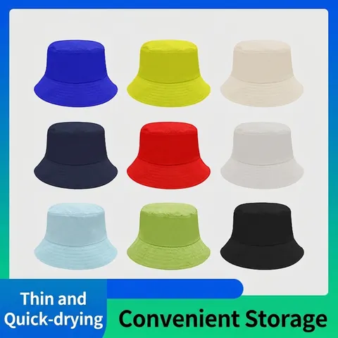 Bob En Nylon Séchage Rapide Imperméable Protection Solaire Respirant Pliable Ajustable Extérieur Casual Été Uni