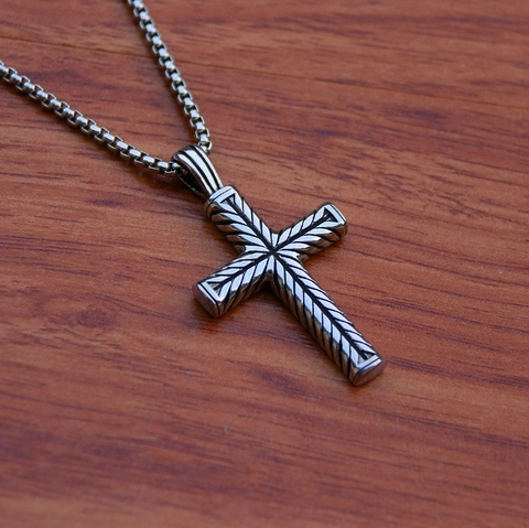 Collana Con Ciondolo Gotico Vintage Acciaio Inossidabile Croce Serpente Ascia Cuore Punk Retro Hip Hop Gioielli Per Uomo Donna