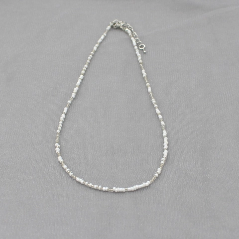 Bohemian Handmade Glass Seed Bead Necklace For Women Girls Colorful Dopamine Choker Zinc Alloy Clasp Jewelry Gift