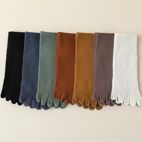 Split Toe Yoga Sokken Katoen Antislip Siliconen Punten Voor Dames Pilates Fitness Ademend
