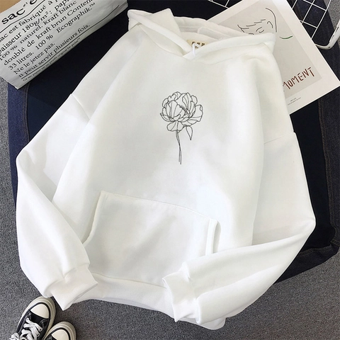 Women's Casual Solid Color Pullover Hoodie With Front Kangaroo Pocket Drawstring Long Sleeve Polyester Sweatshirt Top For Women