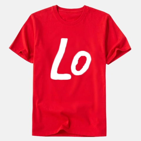 T-shirt Décontracté en Mélange de Coton pour Femmes Imprimé Lettre LOVE Manches Courtes Col Rond Couple Matching Tee Vêtements Saint-Valentin