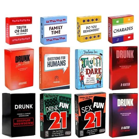 Truth Or Dare For Couples Card Game Social Party Drinking Game For Adults Family Time Interaction Cards Questions For Humans Fun Activity