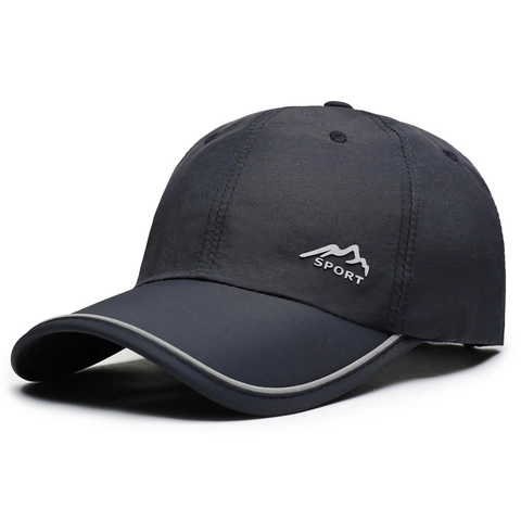 Quick Drying Polyester Baseball Cap Breathable Sun Protection Outdoor Sports Mountain Graphic Adjustable Lightweight