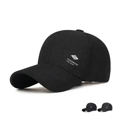 Men Women Baseball Cap Adjustable Cotton Polyester Sun Protection Outdoor Sport Casual Letter Embroidery Curved Brim
