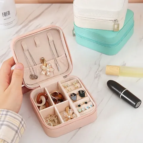 Classic Style Solid Color Pu Leather Boxes