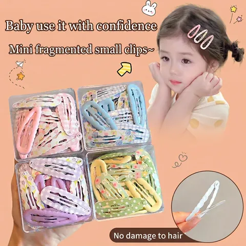 Haarspelden Voor Baby Meisjes Sterren Harten BB Clips Matte Glanzende Legering Zoete Kinderen Haaraccessoires Assorti