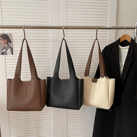 Borsa Tote da Donna in Pelle PU di Grande Capacità E Borsa a Tracolla Con Tracolla Intrecciata Geometrica Borsa a Mano