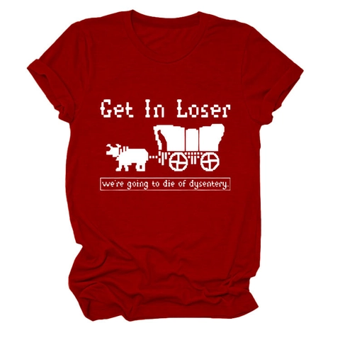 Damen Lustiges Pixel Art T-Shirt Wagen Grafik Rundhals Kurzarm Baumwollmischung Lässiges Humorvolles Vintage Style Oberteil