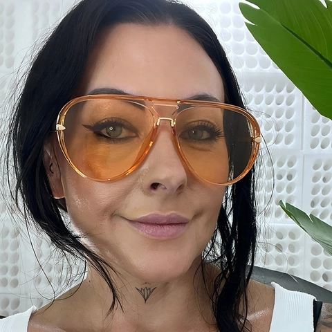 Retro Aviator Zonnebril Dubbele Brug UV400 Bescherming PC Montuur Metalen Poten Pilotenbril Voor Buiten Rijden Unisex
