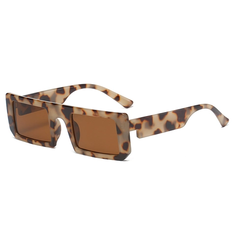 Square Sunglasses Retro Small Frame UV400 Protection Individual Fashion PC Frame AC Lens For Men Women