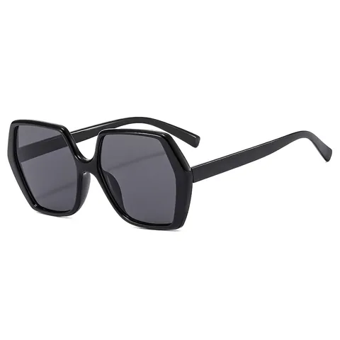 Occhiali Da Sole Esagonali Oversize Protezione UV400 Montatura In PC Lente AC Moda Geometrica Per Donna Uomo