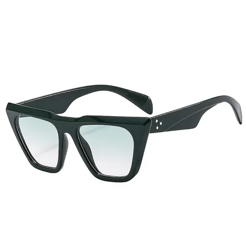 Occhiali Da Sole Cat Eye Oversize Per Donna Retrò Montatura In PC Protezione UV400 Decorazione Con Borchie Alla Moda
