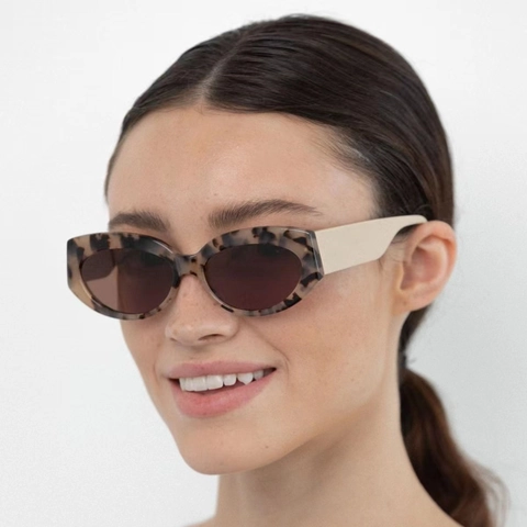 Gafas De Sol Cat Eye Para Mujeres Hombres Retro Montura Pequeña Protección UV400 Vintage Color Gelatina Gafas De Plástico PC