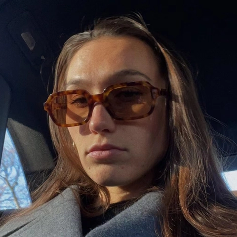 Sonnenbrille Retro Quadratischer Rahmen UV400 Schutz PC Rahmen AC Linse Kleines Rechteck Y2K Mode Für Damen Herren