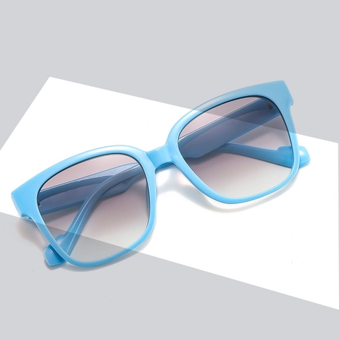 Oversized Square Sunglasses PC Frame UV400 Protection Fashion Gradient Lens Outdoor Travel Eyewear Men Women
