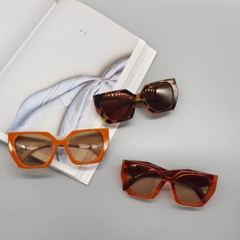 Occhiali Da Sole Poligonali Oversize Protezione UV400 Lenti In PC Moda All'aperto Per Uomini Donne
