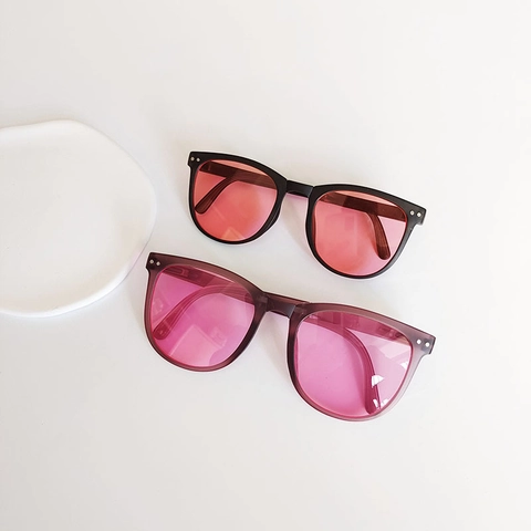 Occhiali Da Sole Pieghevoli Per Bambini Protezione UV400 Quadrati Retro Montatura Plastica Moda Per Ragazzi Ragazze