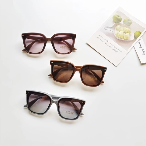 Kids Sunglasses Square Big Frame UV400 Protection Fashionable Sun Glasses For Outdoor Travel Boys Girls Colorful